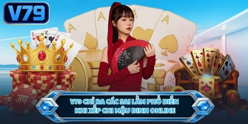 V79 chỉ ra các sai lầm phổ biến khi xếp chi Mậu Binh online